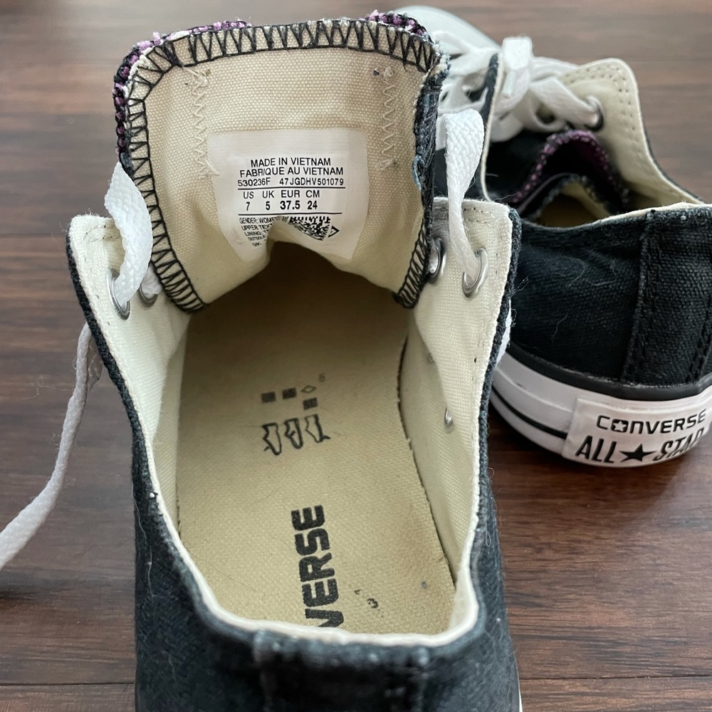 black Converse sneakers - Picture 4 of 6